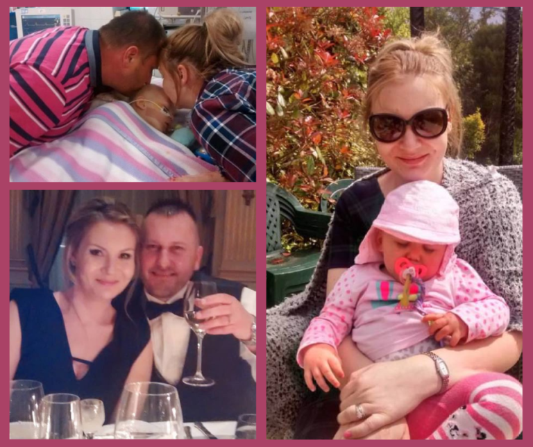 Οι γονείς της έγιναν ευτυχισμένοι μετά τη θεραπεία της κόρης τους από σοβαρή πάθηση στον εγκέφαλο