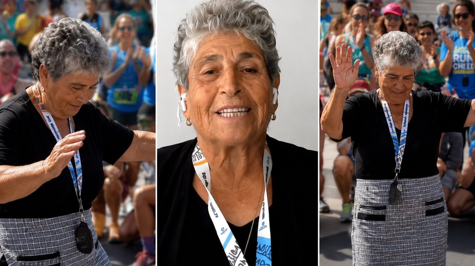 Η γιαγιά Αγγέλα έτρεξε 5 χιλιόμετρα στον Ημιμαραθώνιο Κρήτης και αποθεώθηκε χορεύοντας