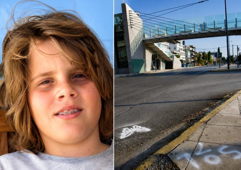 Η πεζογέφυρα που χτίστηκε στη μνήμη του 15χρονου Σόλωνα και οι συνεχείς βανδαλισμοί της