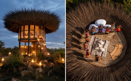 Bird Nest Villa: Η εντυπωσιακή καλύβα στην Κένυα που προσομοιώνει τη φωλιά πουλιού