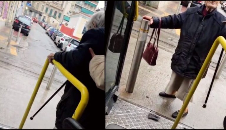 Πειραιάς: Οδηγός λεωφορείου σταμάτησε εκτός στάσης για να βοηθήσει ηλικιωμένη