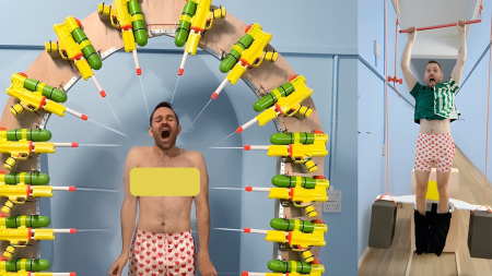 Πώς να πλυθείτε σαν αυτοκίνητο με την απίθανη εφεύρεση του Joseph’s Machines.