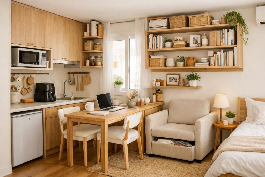 Ένα μικρό σπίτι 26 τ.μ. που έγινε ιδανικό για τη ζωή μιας συνταξιούχου