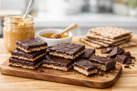 Σπιτική σοκοφρέτα με τέσσερα υλικά χωρίς προσθήκη ζάχαρης.