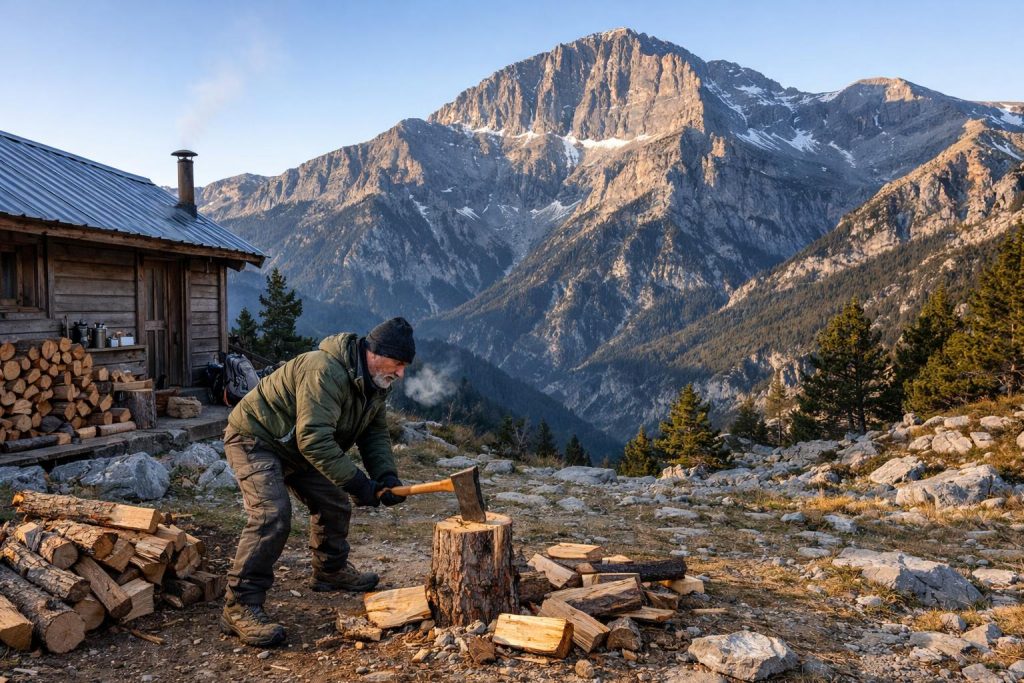 Από την Κατερίνη στον Όλυμπο: Ένας άνθρωπος που επέλεξε να ζήσει στη φύση