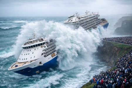 Πως αντιμετωπίζουν ακραία καιρικά φαινόμενα τα μεγάλα κρουαζιεροπλοια