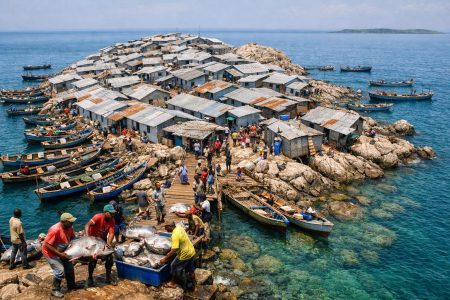 Η ζωή στο Μιγκίνγκο, το μικροσκοπικό νησί που θεωρείται από τα πιο πυκνοκατοικημένα στον κόσμο.