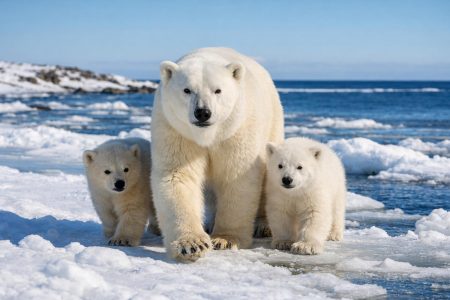 Μια σπάνια υιοθεσία πολικής αρκούδας στον Καναδά εκπλήσσει τους επιστήμονες.