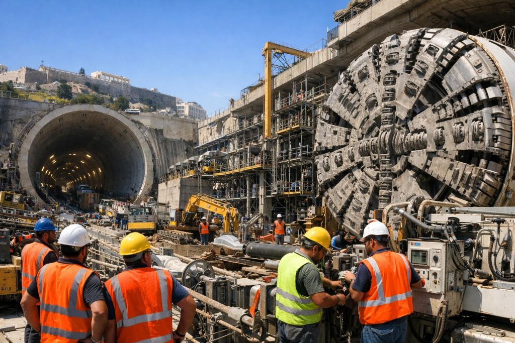Πώς διατηρείται η σταθερότητα του εδάφους πάνω από τις σήραγγες του μετρό στην Αθήνα και τη Θεσσαλονίκη