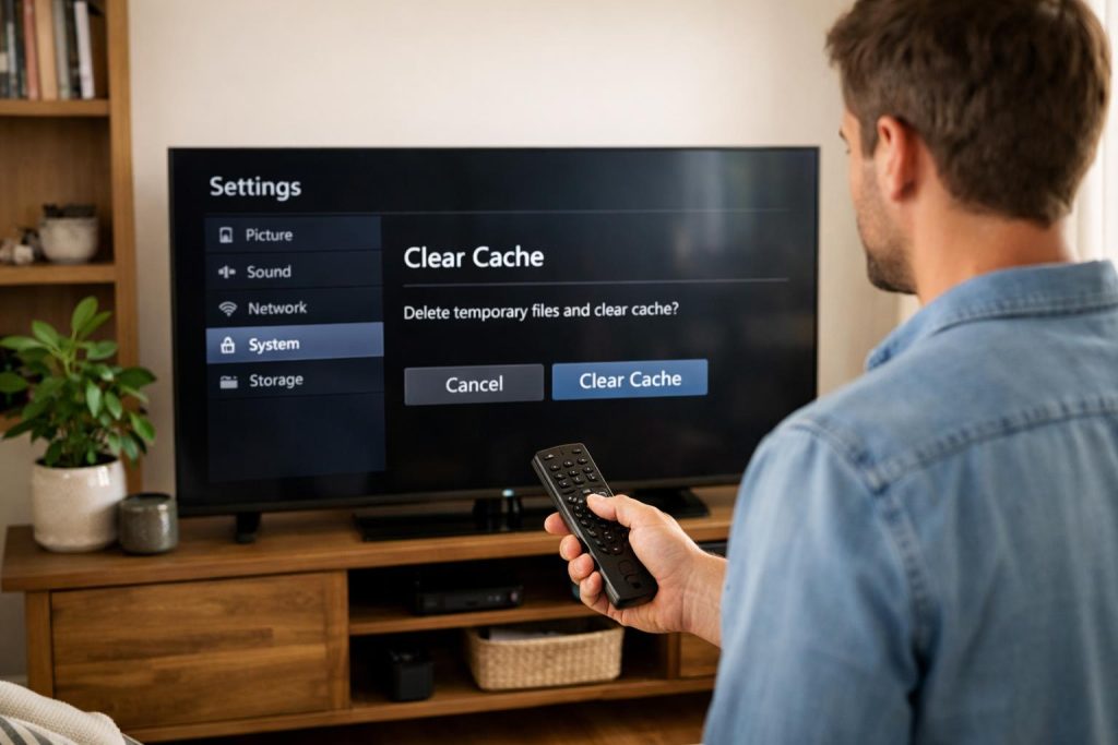 Πώς να καθαρίσετε την κρυφή μνήμη σε κάθε Smart TV για βελτίωση της απόδοσης