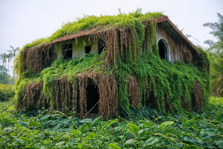 Τρεις εθελοντές αναλαμβάνουν τον καθαρισμό ενός σπιτιού 70 ετών που είχε εγκαταλειφθεί και θαφτεί κάτω από τη βλάστηση