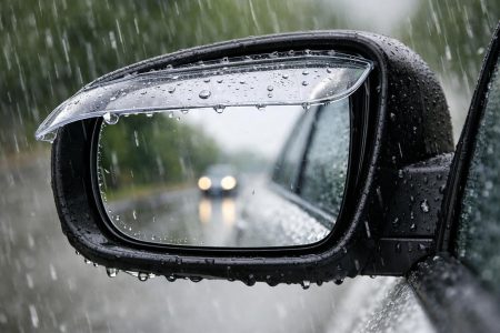 Βροχή και οδήγηση: Το απλό αξεσουάρ που βοηθά να διατηρείτε τους καθρέπτες σας καθαρούς.