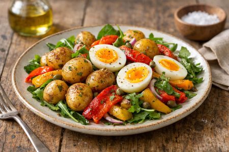 Ζεστή σαλάτα διαφορετική από τις συνηθισμένες: ιδανική για τις κρύες μέρες